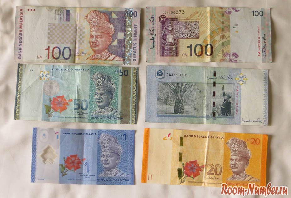 Деньги в Малайзии. Малайзийские рингиты