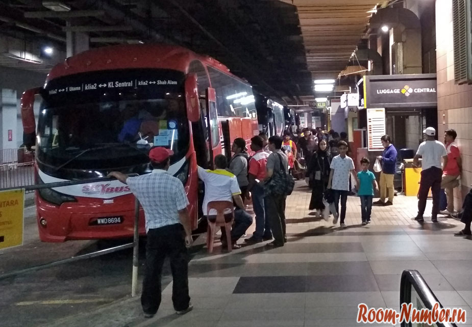 Автобус из Аэропорта до Куала-Лумпур
