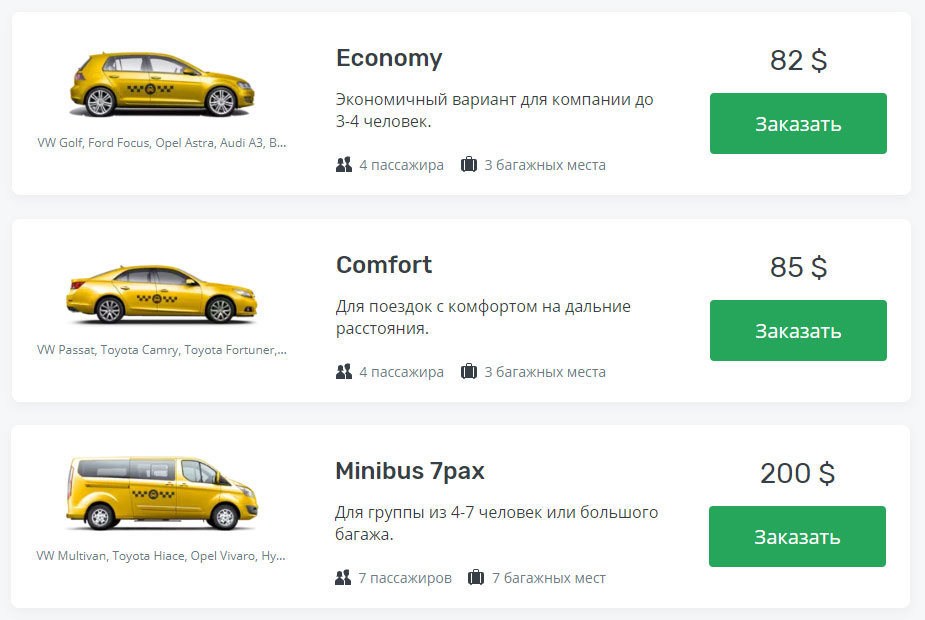 Заказать такси Коломбо - Унаватуна