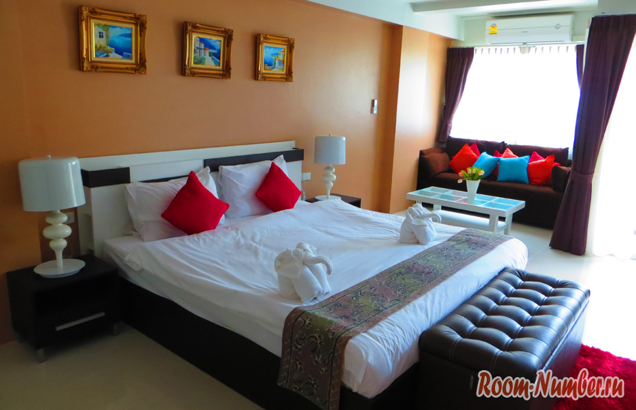 спальня в отеле Ao Nang Mountain View