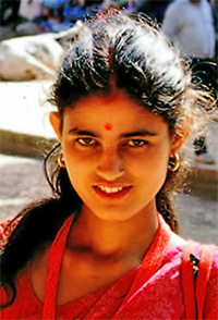 непальская девочка