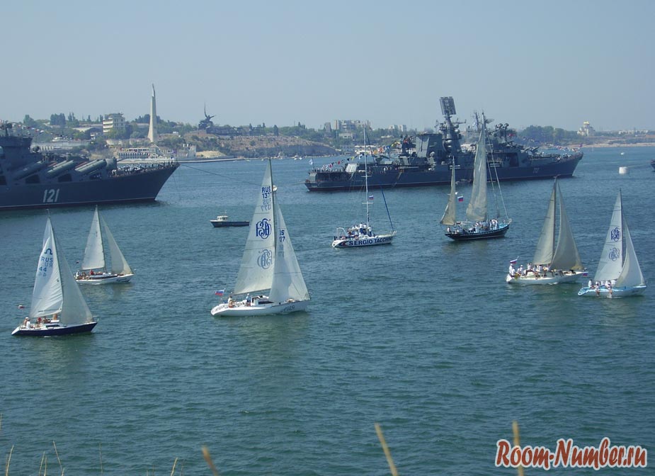 Корабли на День ВМФ России в Севастополе