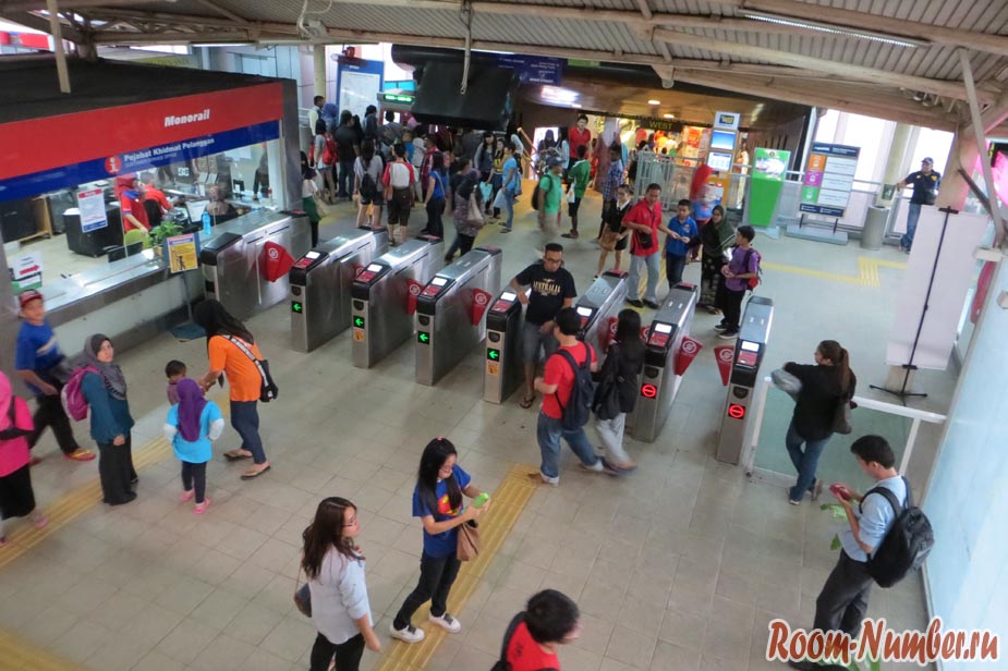 турникеты в метро куала лумпур