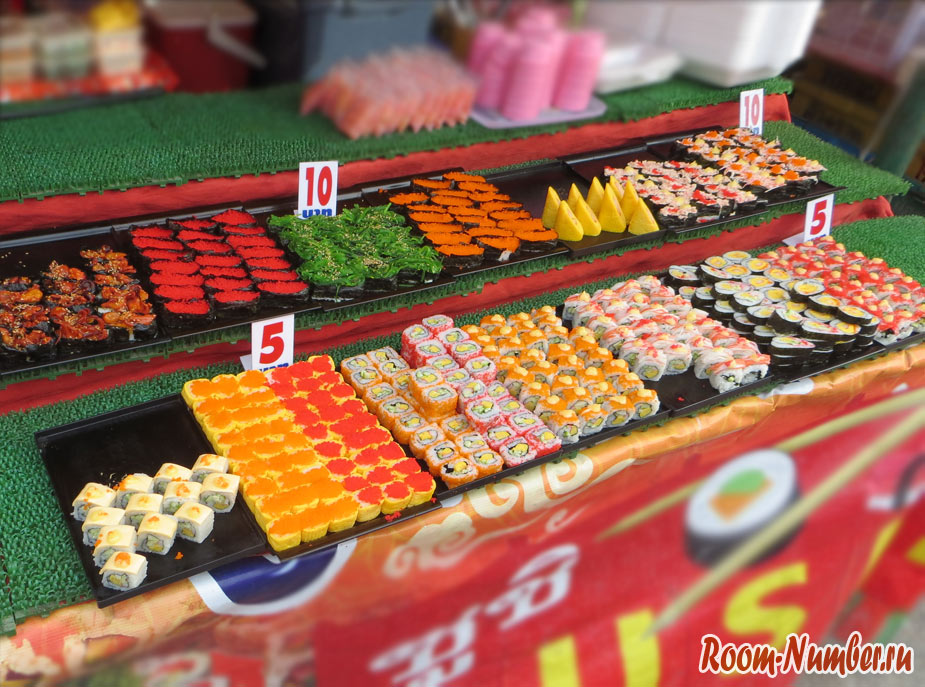 любимые суши в таиланде