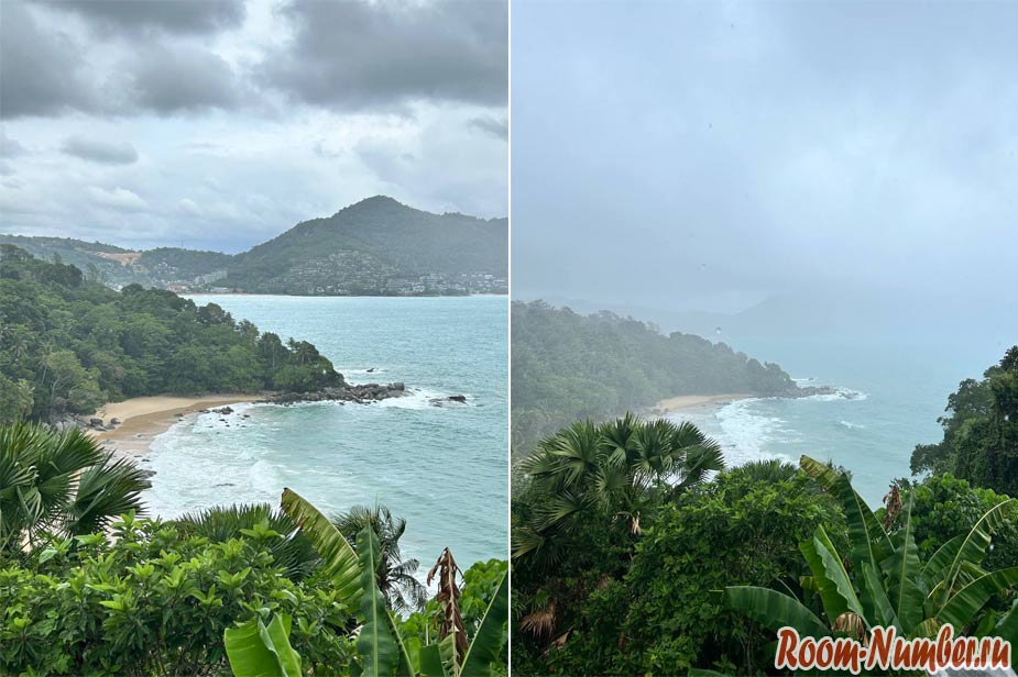 phuket лето kamala дождь