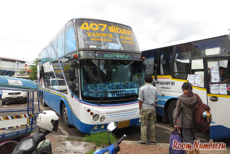 Как добраться из Паттайи в Нонгкхай на автобусе без пересадок