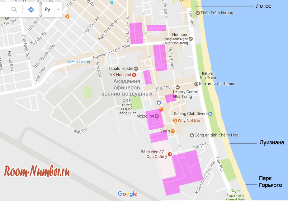 карта районов нячанга где искать квартиры