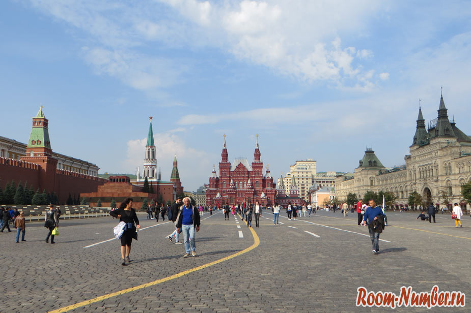 Красная площадь вид на Исторический музей