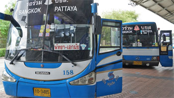 автобус pattaya bangkok на северном автовокзале паттайи