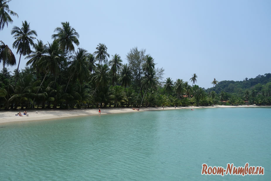 Сиам бич Ко Куд или Bang Bao. Пляж отеля Siam Beach Resort