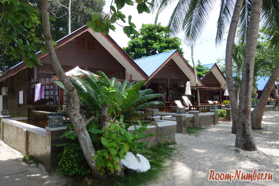 Наш отель Coral View Island Resort рядом с лучшим пляжем на Перхентианах