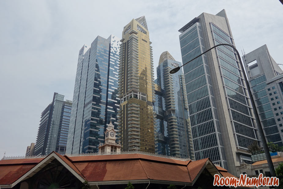 Деловой квартал Singapore city