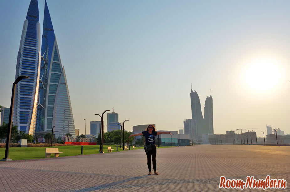 Один день в Бахрейне. Город Манама и башни-близнецы