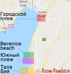 aqaba-beach-map