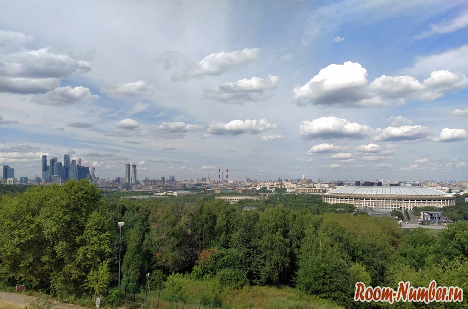 воробьевы гора панорама смотровая площадка