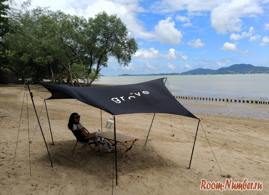 Глэмпинг Grove Phuket — ресторан на пляже с манграми