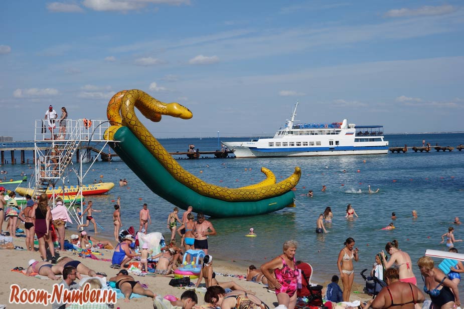 пляжи евпатории